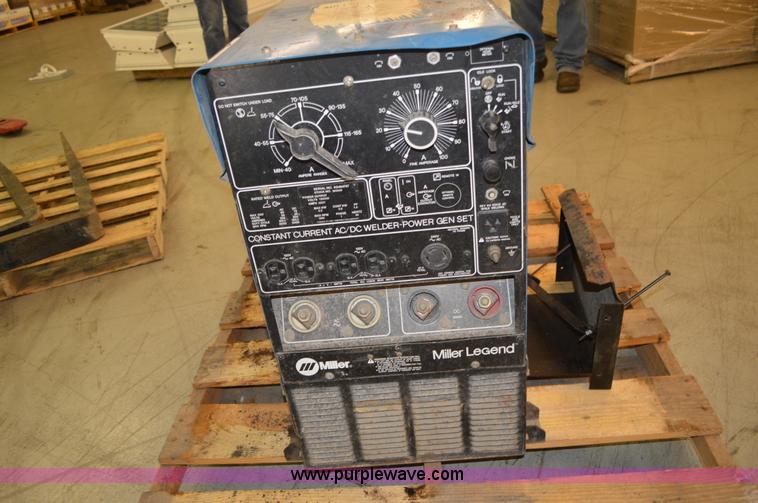 image for item BK9695 Miller Legend welder/generator