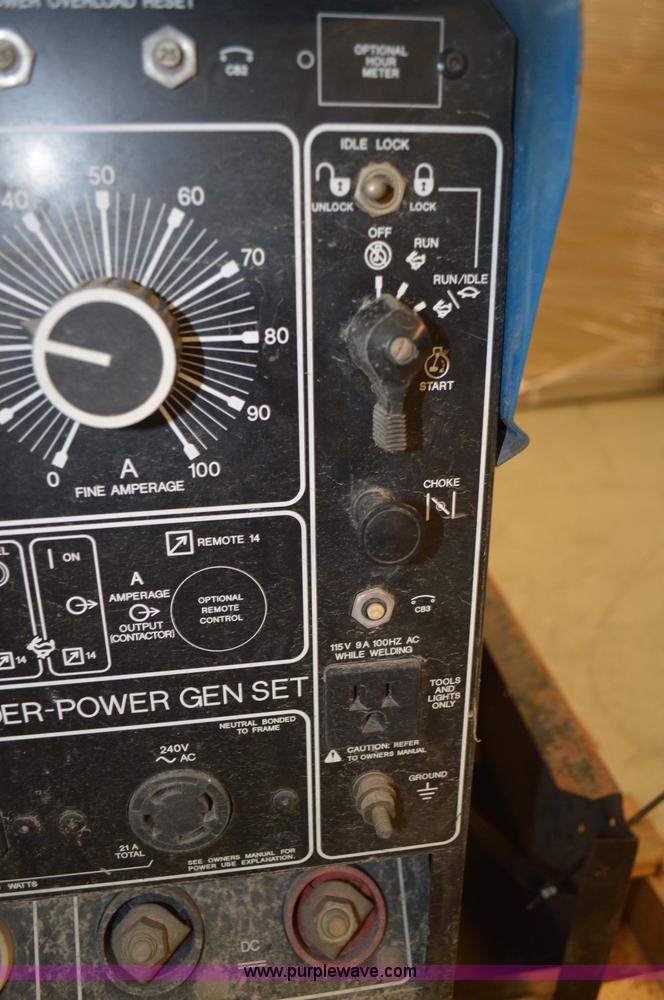 image for item BK9695 Miller Legend welder/generator