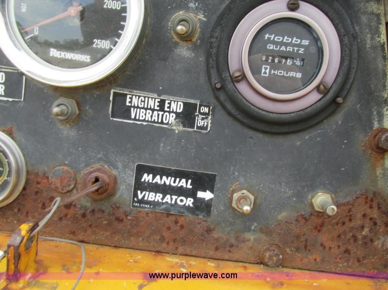 image for item BS9117 Rex  SP-1000 double drum vibratory compactor