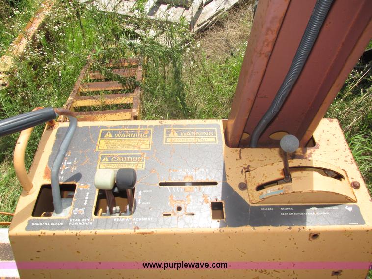 image for item H4539 1988 Case 760 trencher