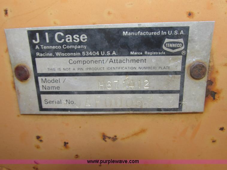 image for item H4539 1988 Case 760 trencher