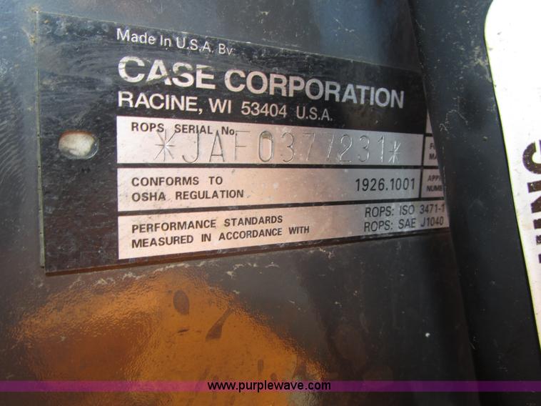 image for item H4545 2002 Case 40XT skid steer