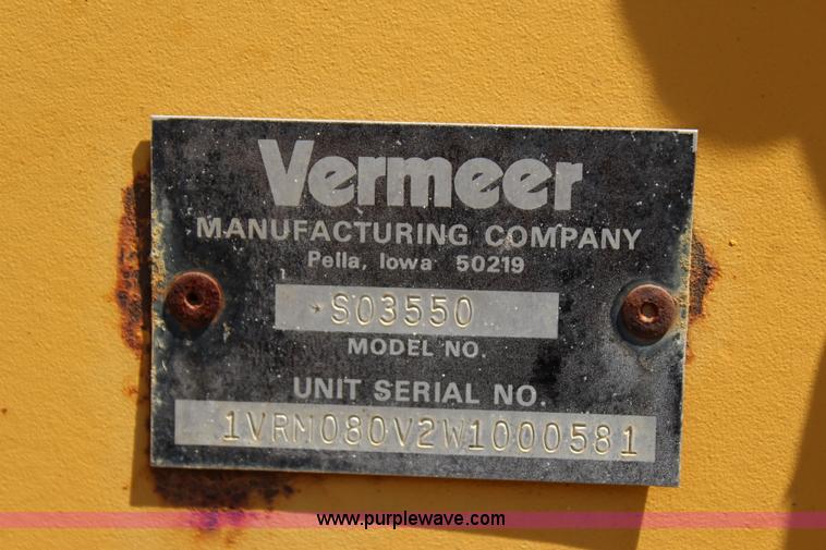 image for item I1533 Vermeer V3550A trencher
