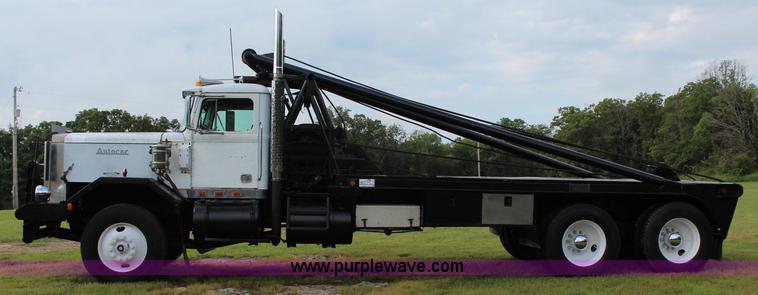 image for item I1546 1982 Autocar DC64B winch truck