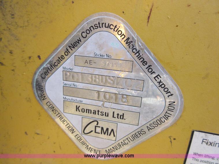 image for item I2036 2003 Komatsu PC138U SLC-2 excavator