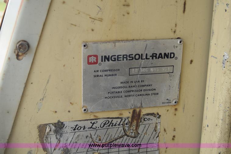 image for item I2039 Ingersoll Rand P-175A-W-D air compressor