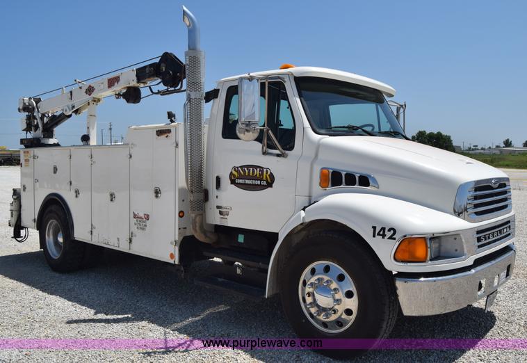 image for item I2046 2005 Sterling Acterra service truck with crane