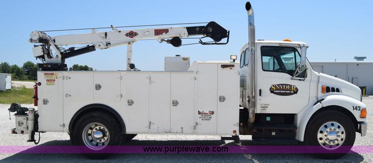 image for item I2046 2005 Sterling Acterra service truck with crane