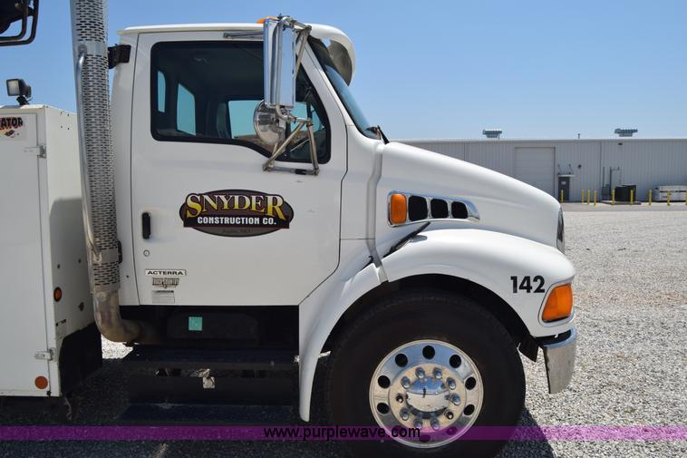 image for item I2046 2005 Sterling Acterra service truck with crane