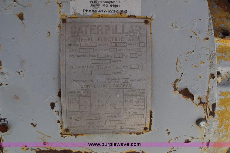image for item I2048 Caterpillar D315 generator