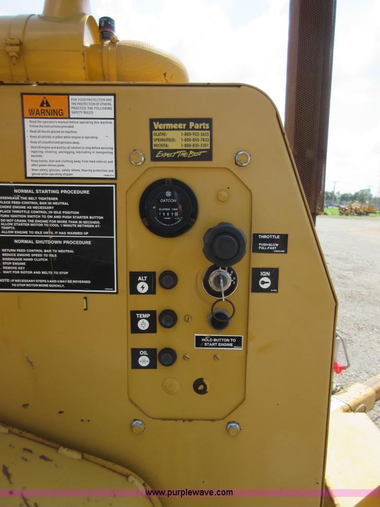 image for item I2050 1991 Vermeer 1220 brush chipper