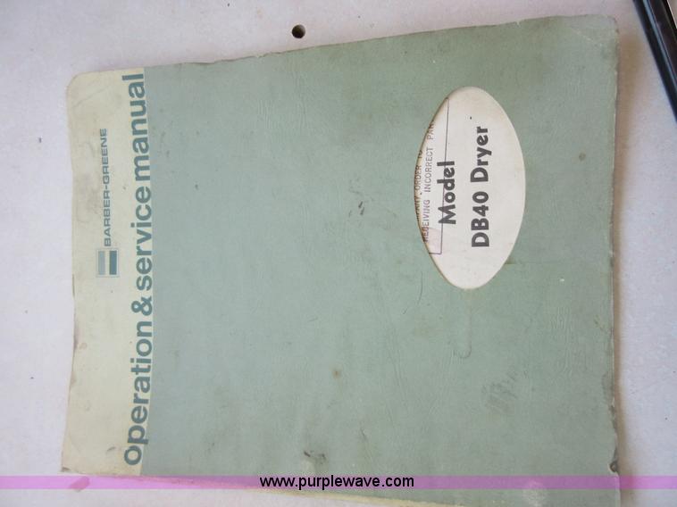 image for item I2057 Barber Greene portable asphalt plant