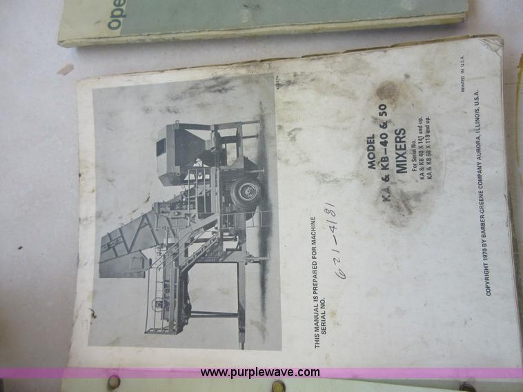 image for item I2057 Barber Greene portable asphalt plant