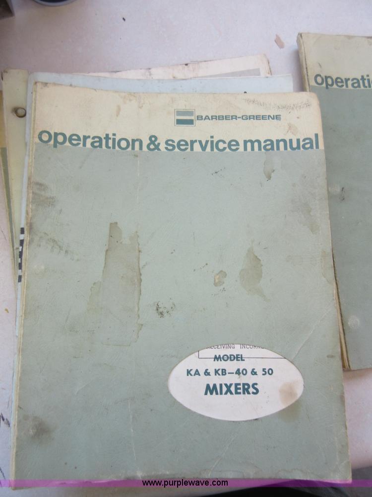 image for item I2057 Barber Greene portable asphalt plant