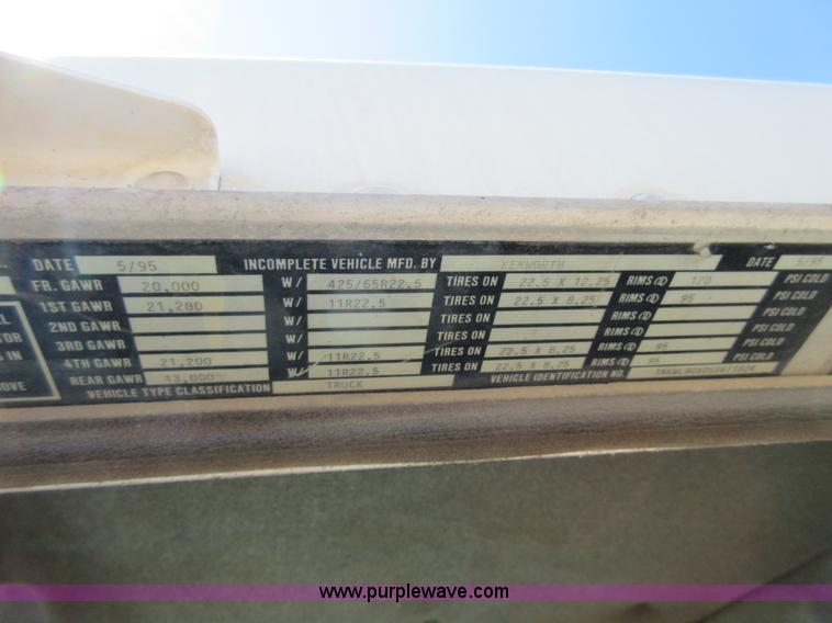 image for item I2061 1995 Kenworth W900B mixer truck