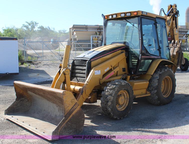 image for item J5809 2003 Caterpillar 420D backhoe