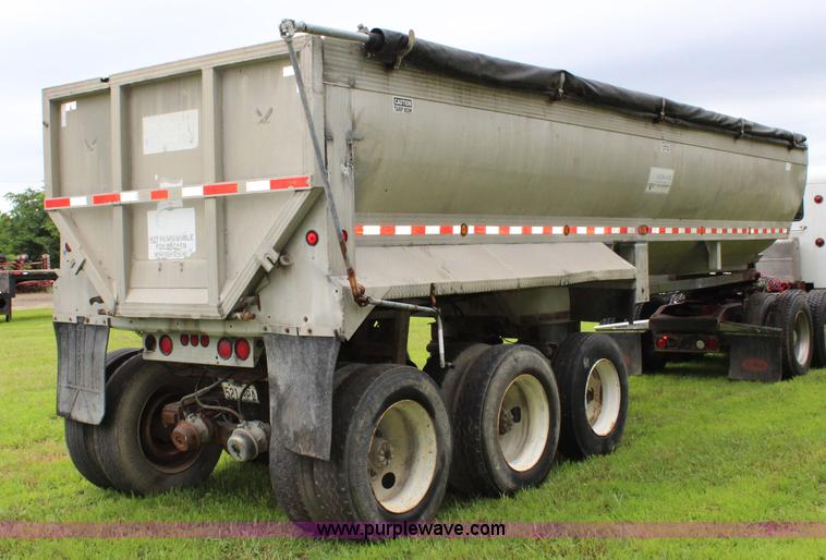 image for item J5981 1990 Ultralight end dump trailer