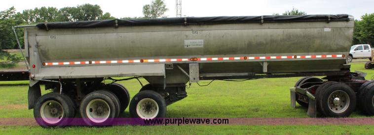image for item J5981 1990 Ultralight end dump trailer