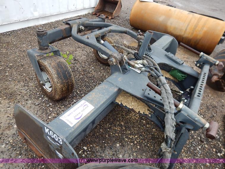 image for item J6498 Bobcat box blade laser skid steer attachment