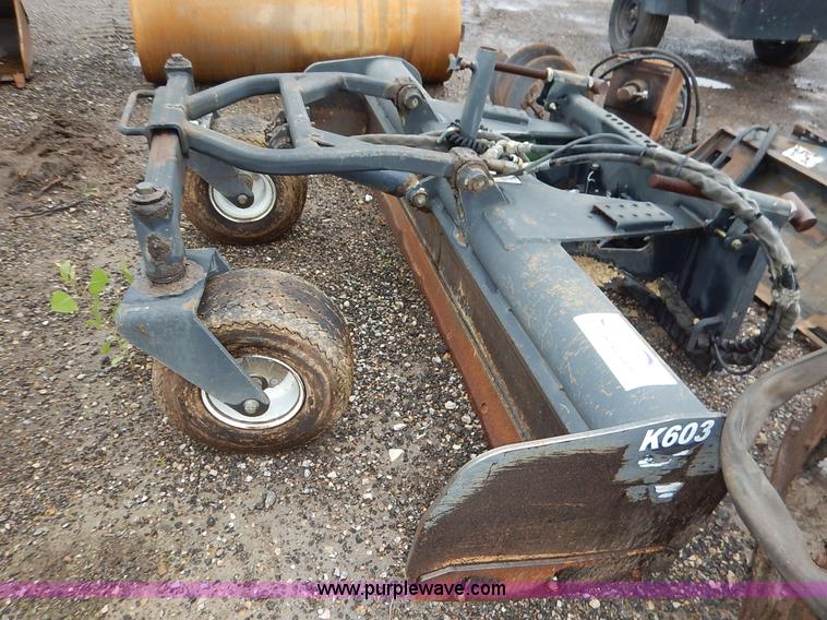 image for item J6498 Bobcat box blade laser skid steer attachment