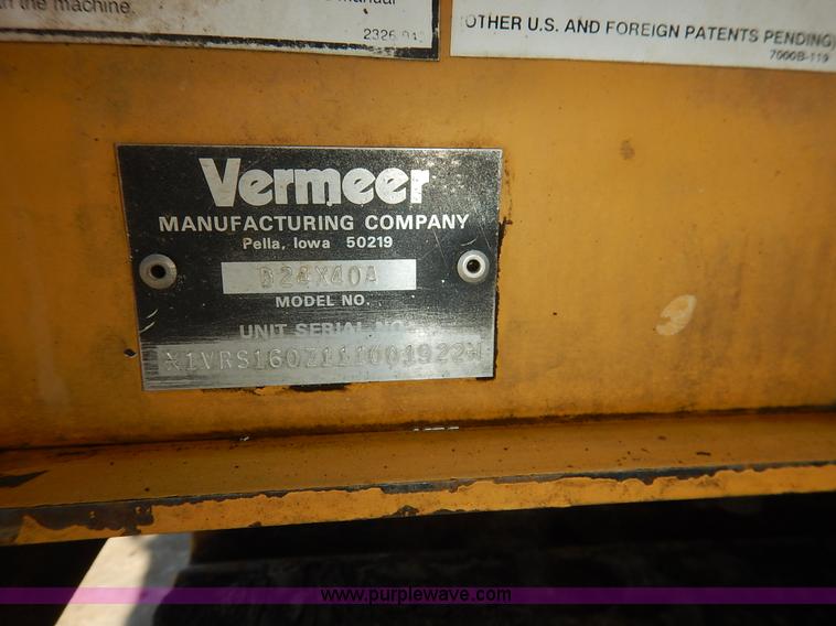 image for item K1533 2001 Vermeer D24X40A Navigator directional drill