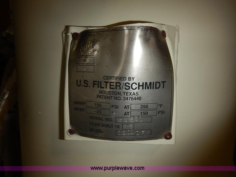 image for item K1540 1988 U.S. Filter/Schmidt sand blaster