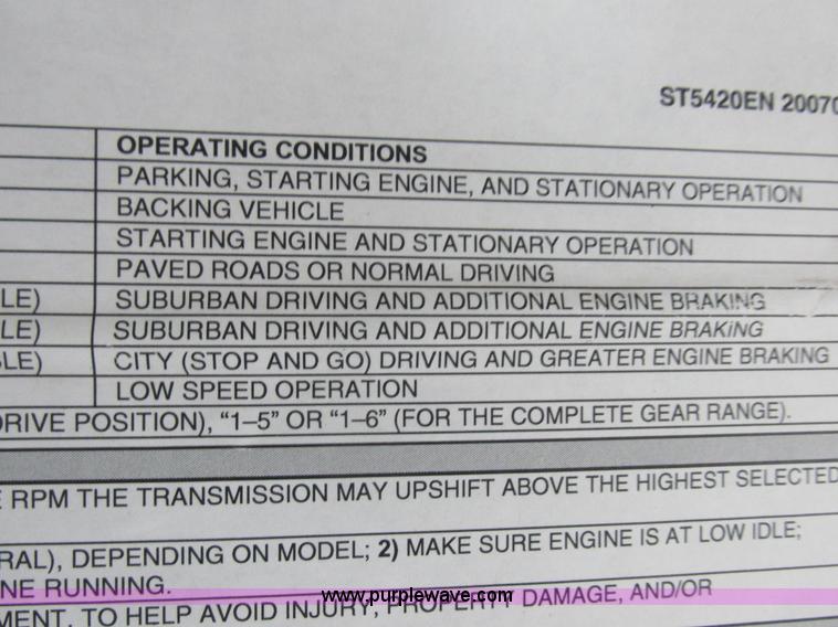 image for item K2178 2008 International DuraStar 4300 sweeper truck