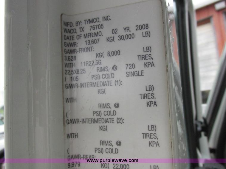 image for item K2178 2008 International DuraStar 4300 sweeper truck