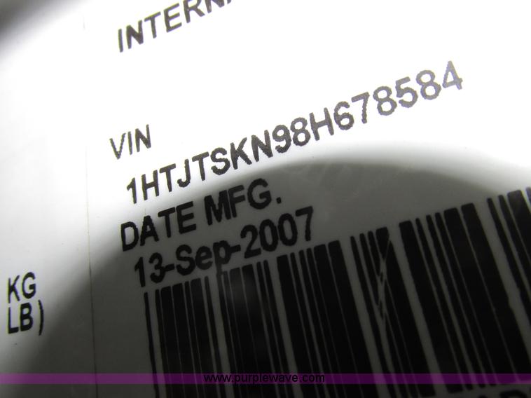 image for item K2178 2008 International DuraStar 4300 sweeper truck