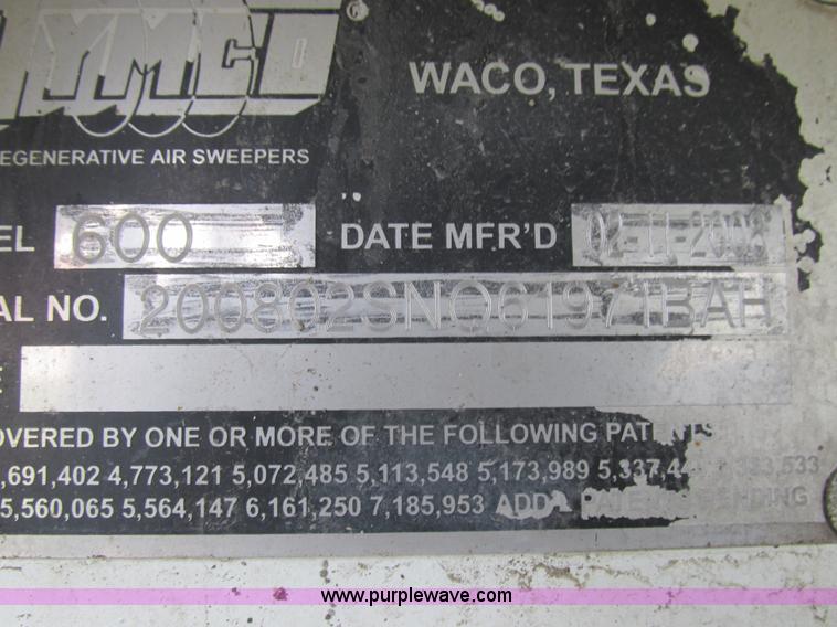 image for item K2178 2008 International DuraStar 4300 sweeper truck