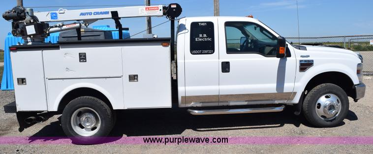 image for item K6154 2008 Ford F350 Super Duty XLT SuperCab service truck