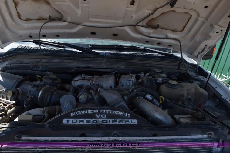 image for item K6155 2008 Ford F350 Super Duty XLT SuperCab service truck with crane