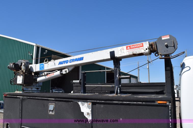 image for item K6155 2008 Ford F350 Super Duty XLT SuperCab service truck with crane