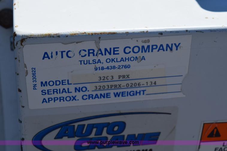 image for item K6155 2008 Ford F350 Super Duty XLT SuperCab service truck with crane