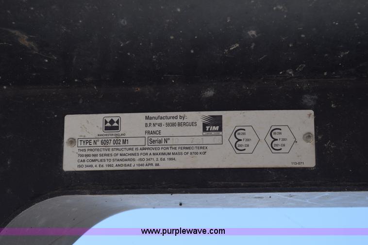 image for item K6182 2006 Terex 760B backhoe