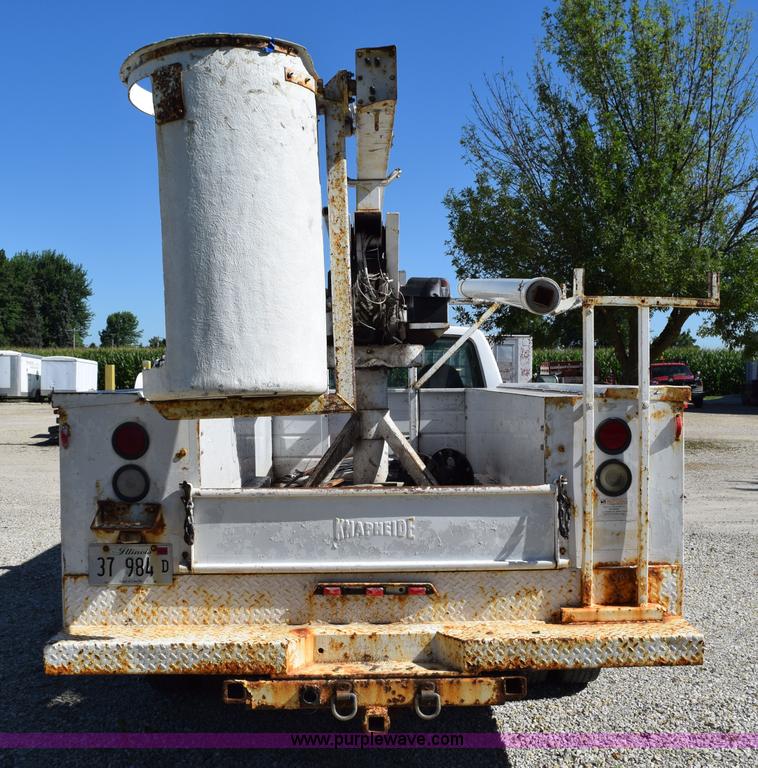 image for item K6195 1996 Ford F350 Super Duty XL service truck with crane