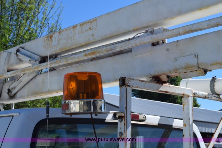 image for item K6195 1996 Ford F350 Super Duty XL service truck with crane