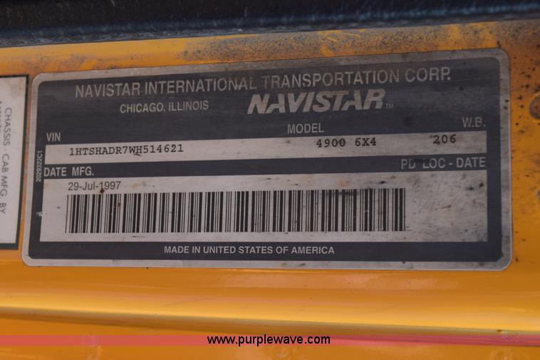 image for item K6200 1998 International 4900 dump tuck