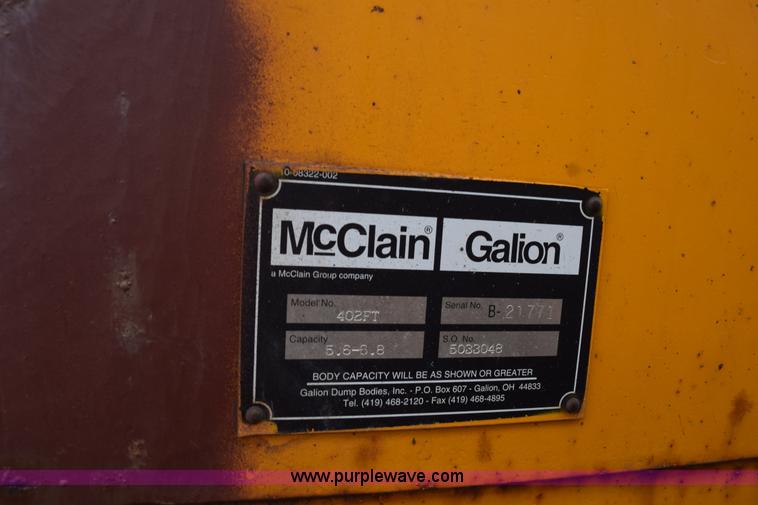 image for item K6206 2002 International 4900 dump truck