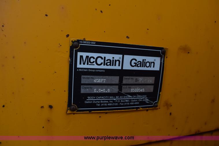 image for item K6208 2002 International 4900 dump truck