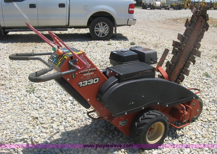 image for item K8704 2007 Ditch Witch 1330 walk behind trencher