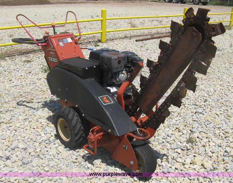 image for item K8704 2007 Ditch Witch 1330 walk behind trencher