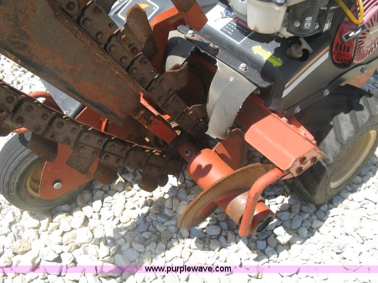 image for item K8704 2007 Ditch Witch 1330 walk behind trencher