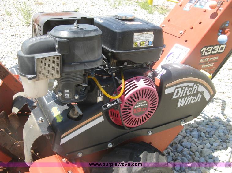 image for item K8704 2007 Ditch Witch 1330 walk behind trencher