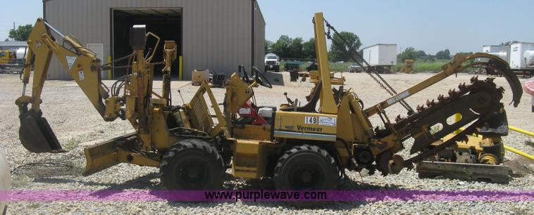 image for item K8705 1996 Vermeer 4150A trencher