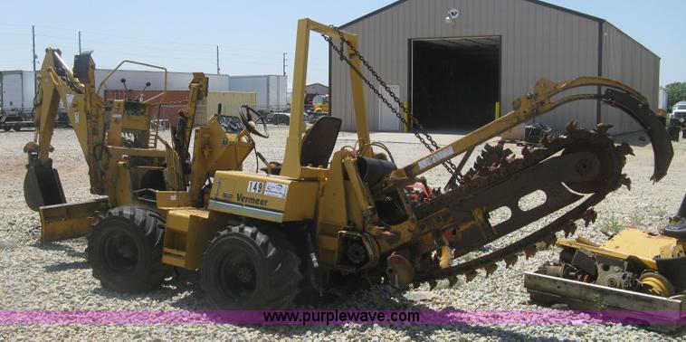 image for item K8705 1996 Vermeer 4150A trencher