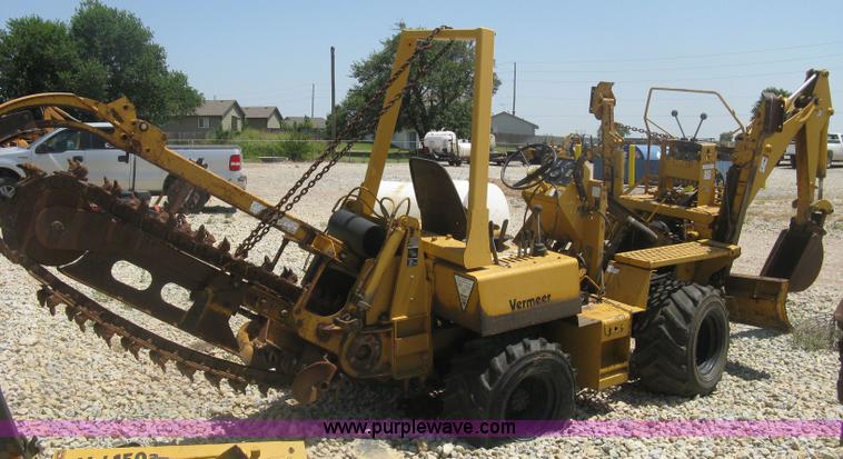image for item K8705 1996 Vermeer 4150A trencher