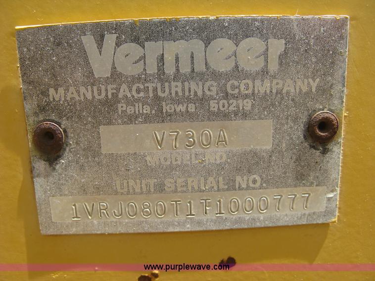 image for item K8705 1996 Vermeer 4150A trencher