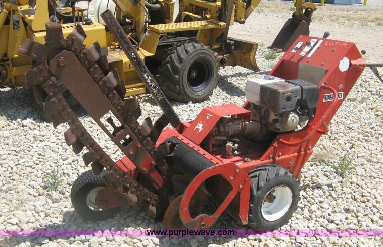 image for item K8706 Barreto 1324-D walk behind trencher