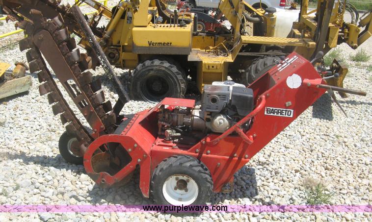 image for item K8706 Barreto 1324-D walk behind trencher